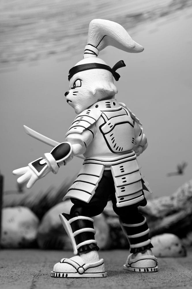 Usagi Yojimbo Actionfigur Samurai Usagi Yojimbo (Black & White) 18 cm