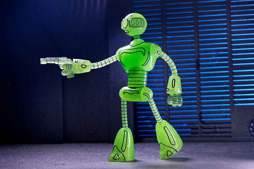 Teenage Mutant Ninja Turtles (Mirage Comics) Actionfigur Transmat Fugitoid GID 18 cm