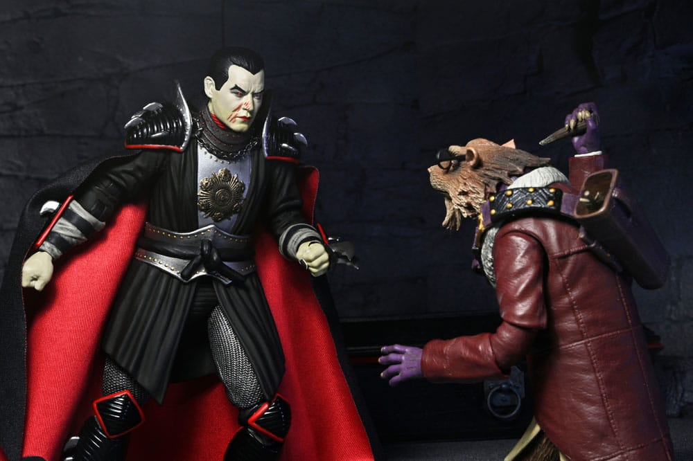 Teenage Mutant Ninja Turtles x Universal Monsters Actionfiguren Shredder as Dracula Classic Colors 18 cm