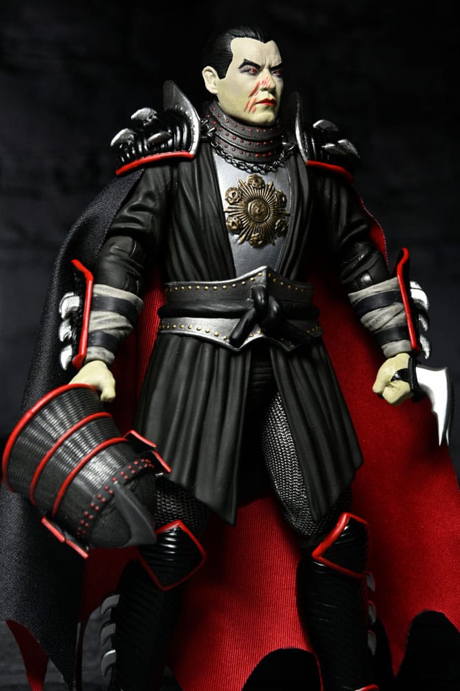 Teenage Mutant Ninja Turtles x Universal Monsters Actionfiguren Shredder as Dracula Classic Colors 18 cm