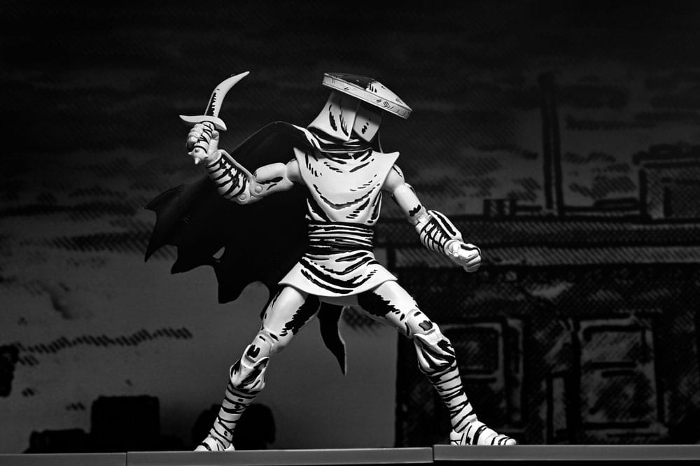 Teenage Mutant Ninja Turtles Actionfigur Elite Foot Ninja Guard Black & White 18 cm