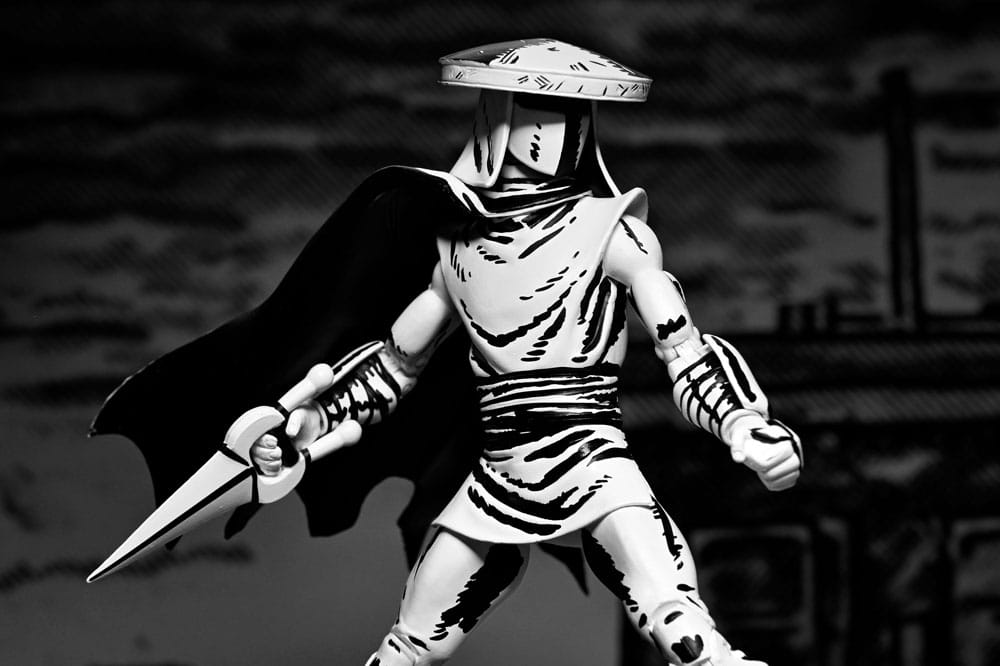 Teenage Mutant Ninja Turtles Actionfigur Elite Foot Ninja Guard Black & White 18 cm