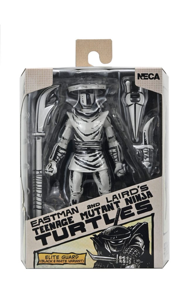 Teenage Mutant Ninja Turtles Actionfigur Elite Foot Ninja Guard Black & White 18 cm