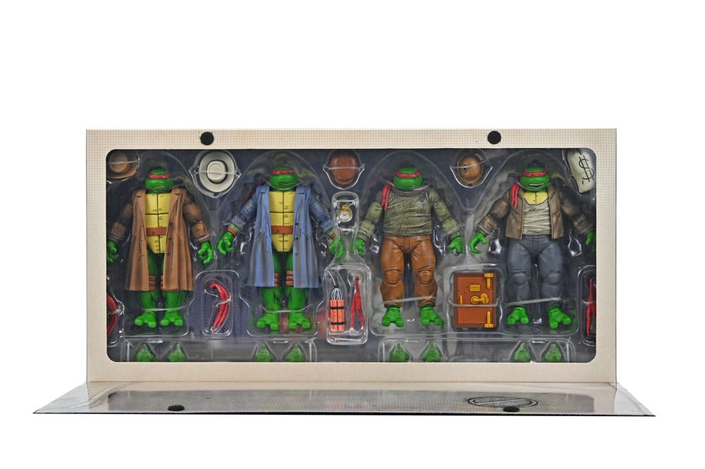 Teenage Mutant Ninja Turtles Actionfiguren 4er Pack Gangster Turtles 18 cm