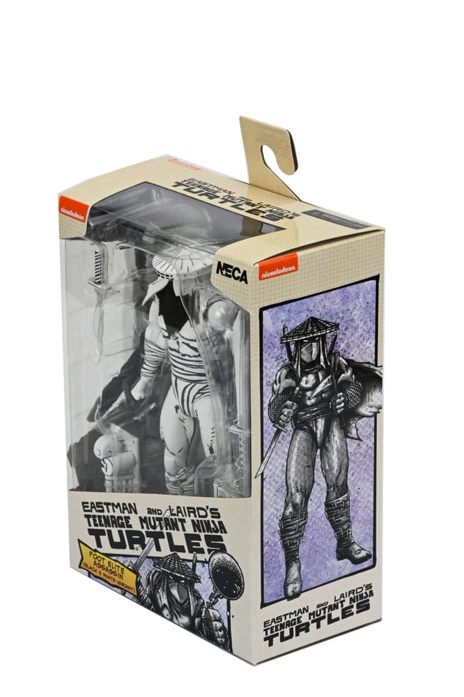Teenage Mutant Ninja Turtles Actionfigur Foot Assassin Black and White 18 cm