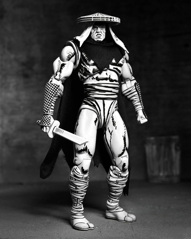 Teenage Mutant Ninja Turtles Actionfigur Foot Assassin Black and White 18 cm