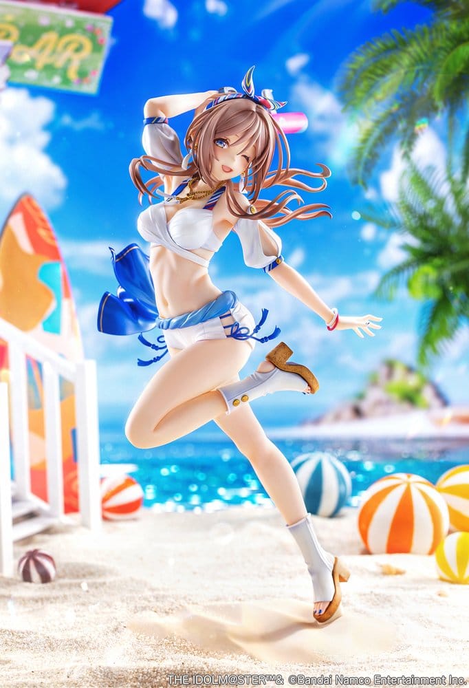 The Idolmaster Gakuen PVC Figur 1/7 Himesaki Rinami Kimi to Semi Blue Ver. With Bonus 27 cm