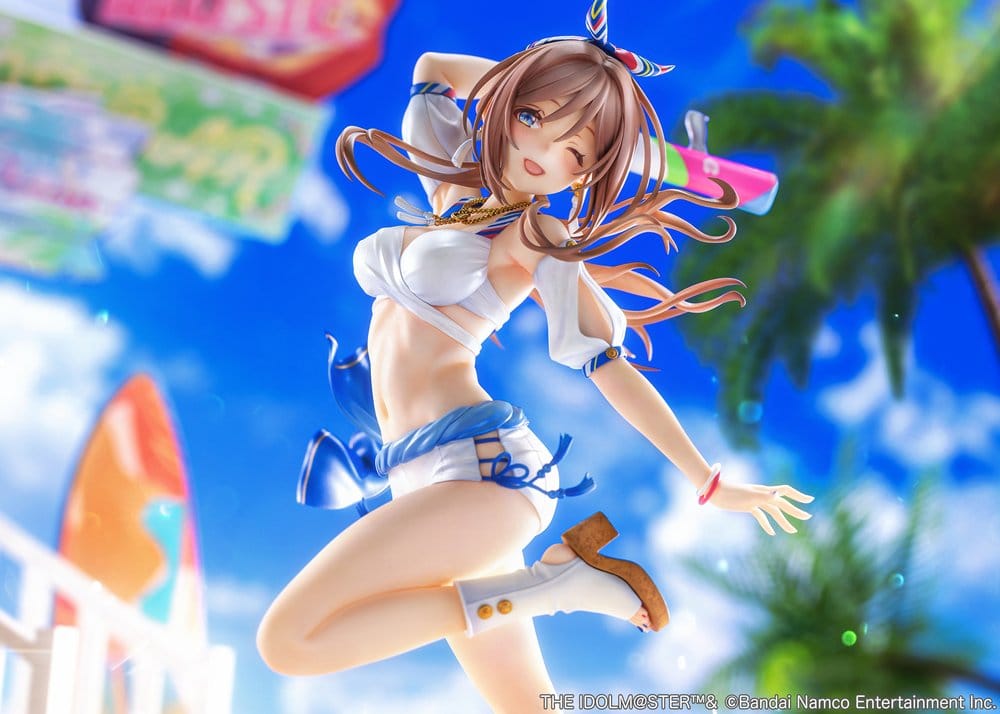 The Idolmaster Gakuen PVC Figur 1/7 Himesaki Rinami Kimi to Semi Blue Ver. With Bonus 27 cm