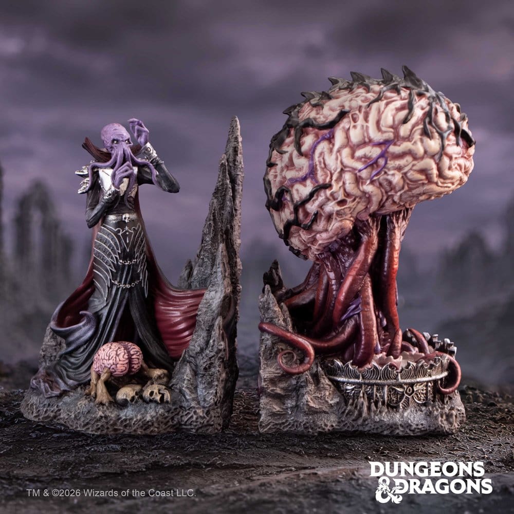 Dungeons & Dragons Buchstützen Illithid 20 cm