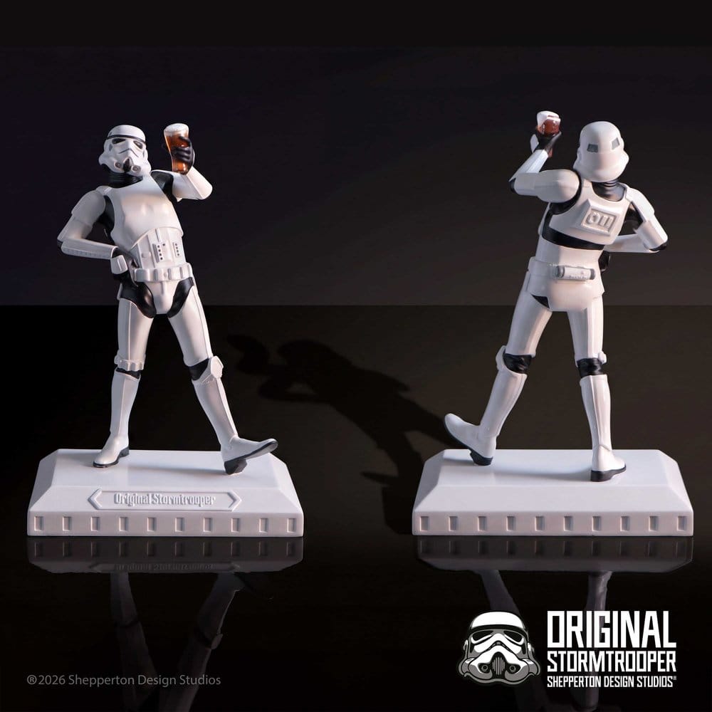 Original Stormtrooper Figur Raise a Glass 17 cm