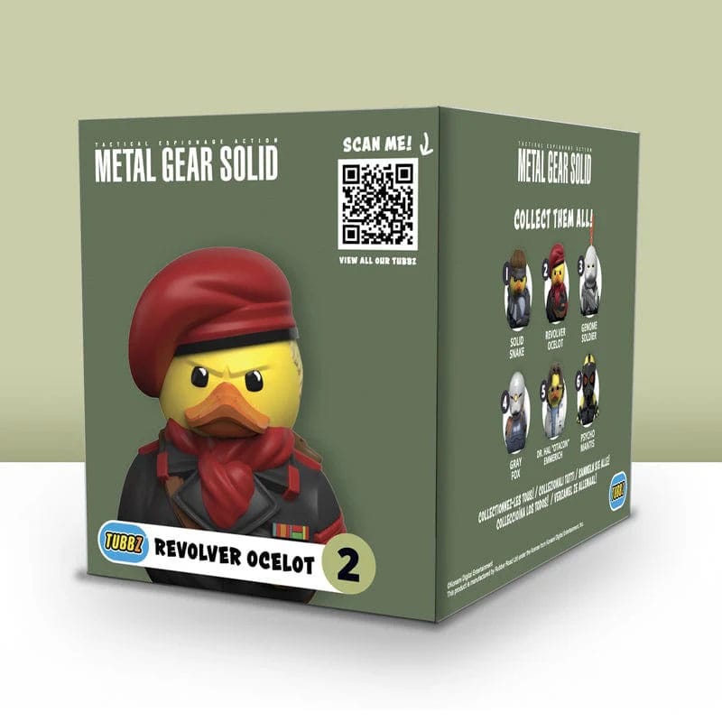 Metal Gear Solid Tubbz PVC Figur Revolver Ocelot Boxed Edition 10 cm