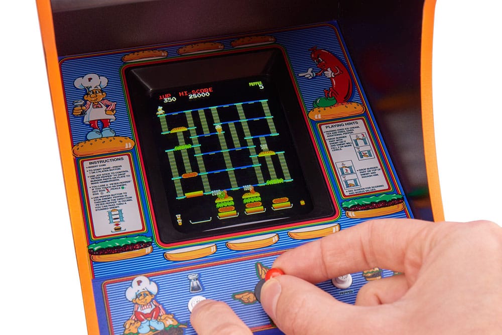 Burger Time Quarter Arcade Machine 44 cm