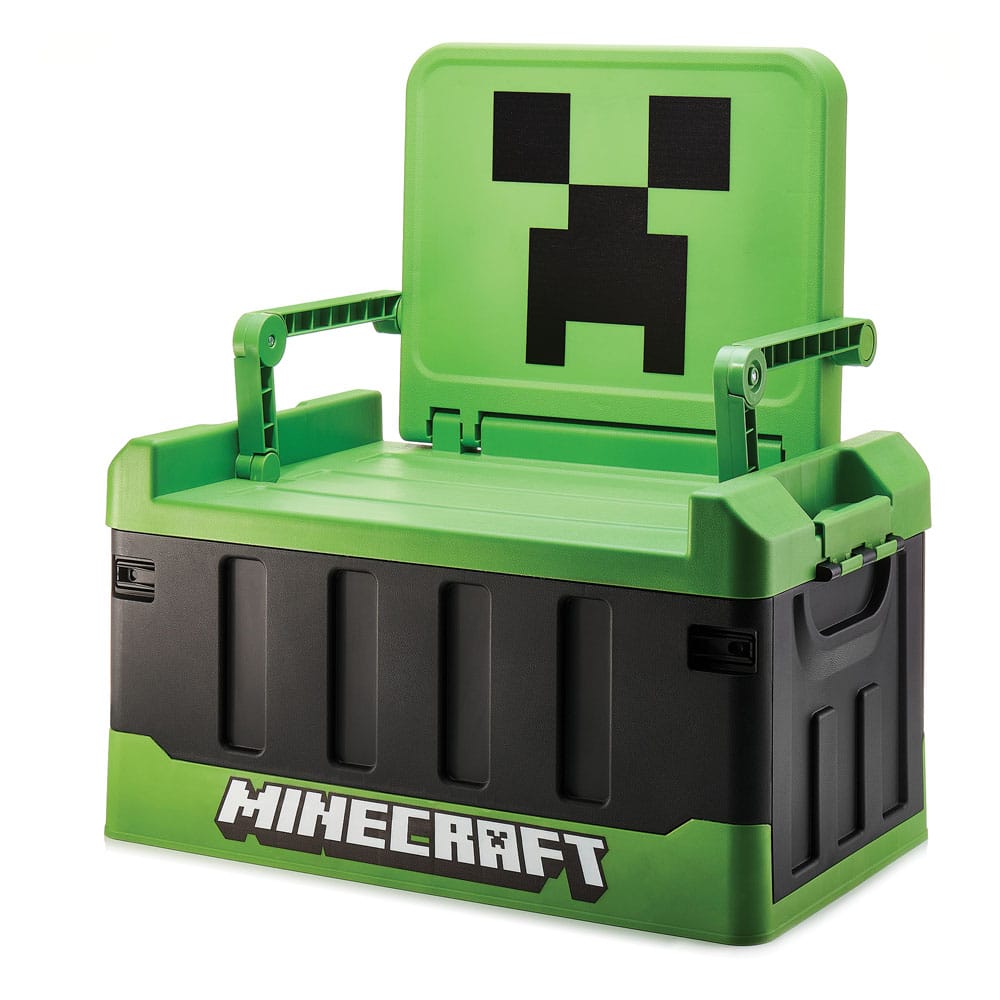Minecraft Aufbewahrungsbox mit ausklapbarem Stuhl