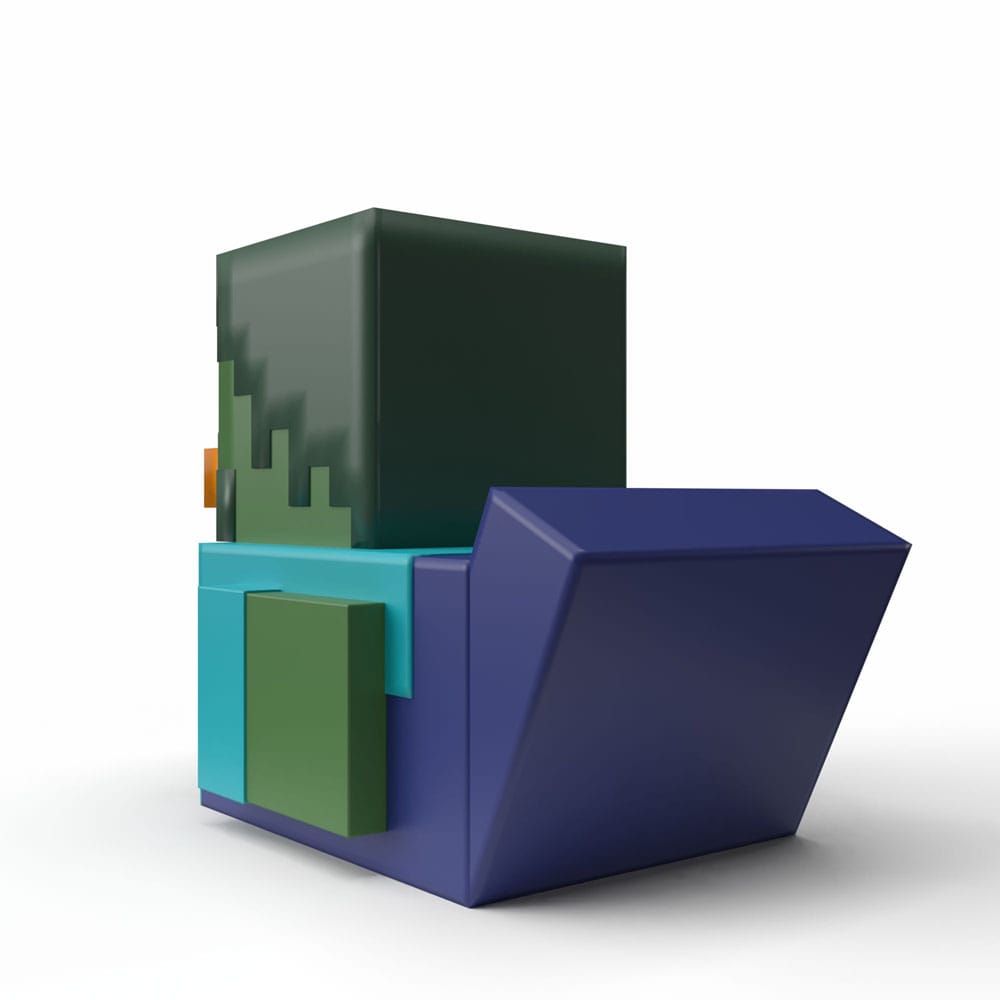 Minecraft Tubbz Mini PVC Figur Zombie 5 cm