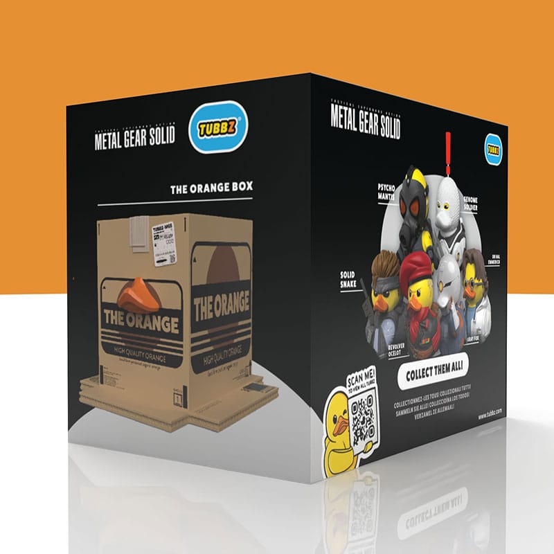 Metal Gear Solid Tubbz PVC Figur The Orange Box Boxed Edition 10 cm