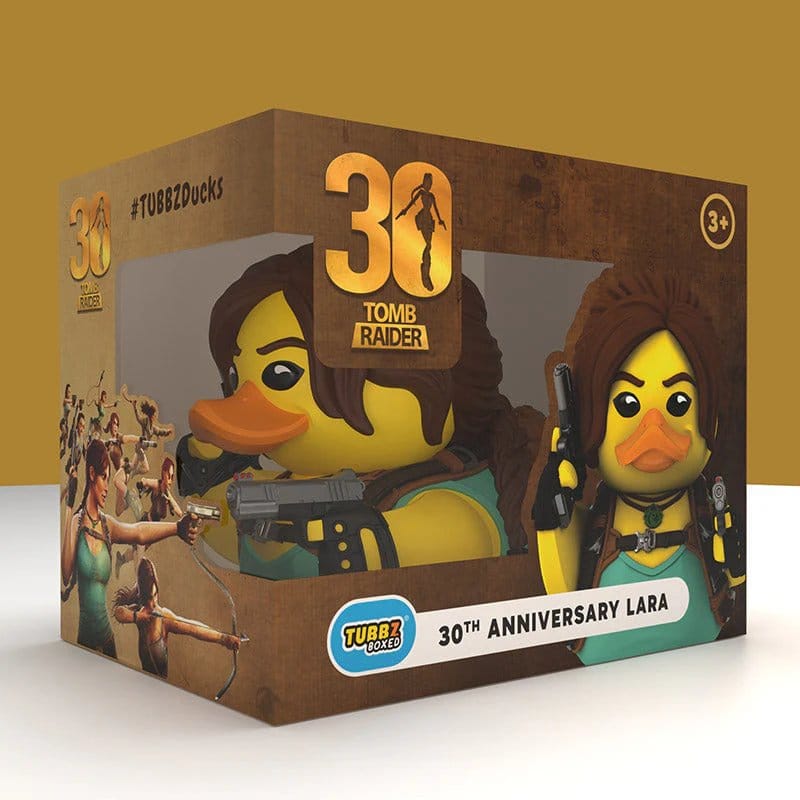 Tomb Raider Tubbz PVC Figur Lara (30th Anniversary) Boxed Edition 10 cm