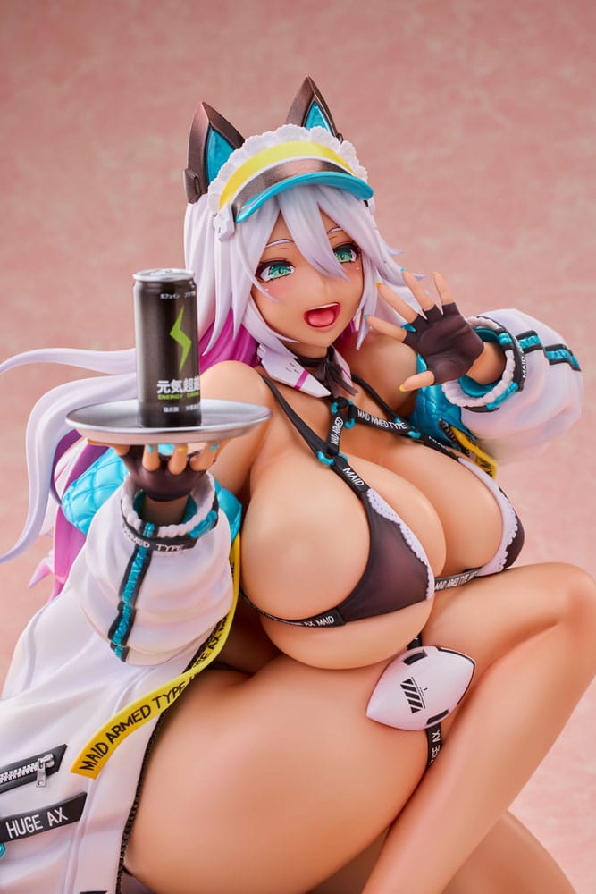 Original Character Statue 1/4 Meido-Busou: Ax Street Ver. 26 cm