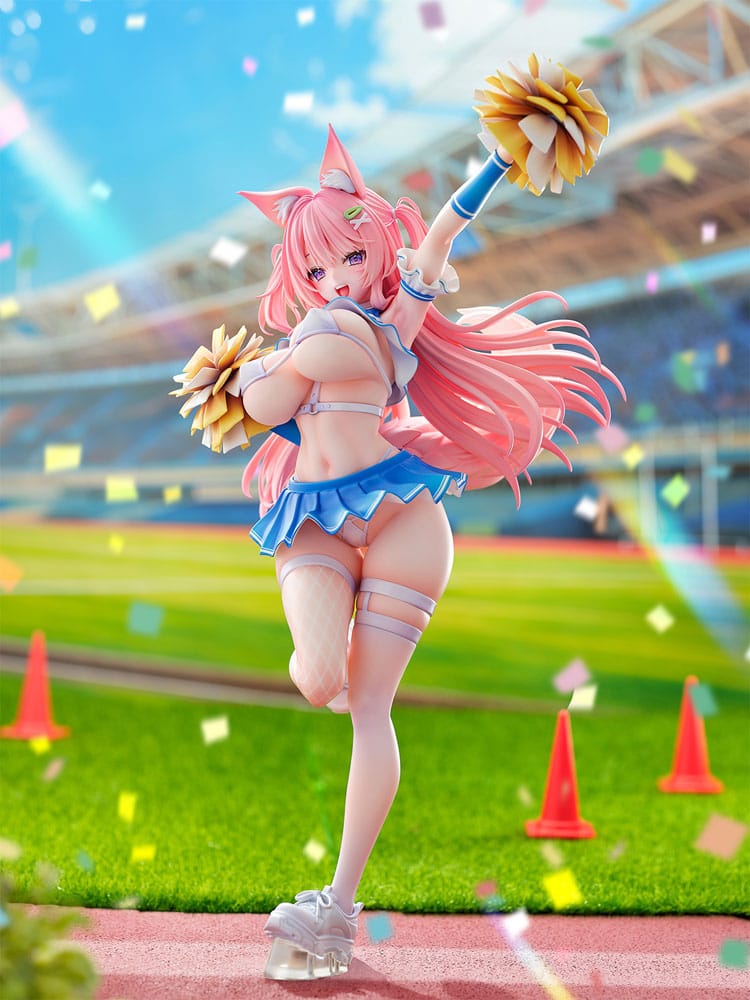 Original Character Statue 1/5 Kemomimi Cheer Girl illustration by Yatanuki Kei 35 cm