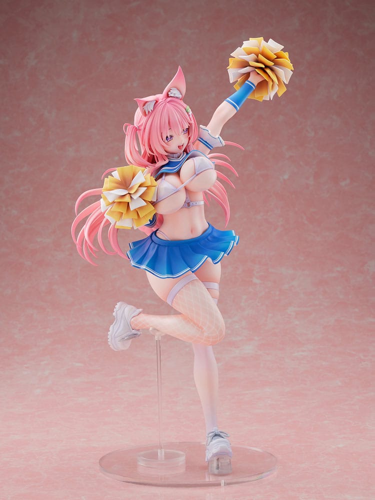 Original Character Statue 1/5 Kemomimi Cheer Girl illustration by Yatanuki Kei DX Version 35 cm