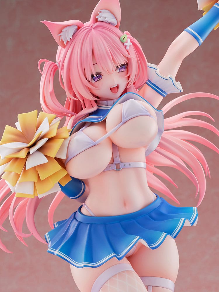 Original Character Statue 1/5 Kemomimi Cheer Girl illustration by Yatanuki Kei DX Version 35 cm