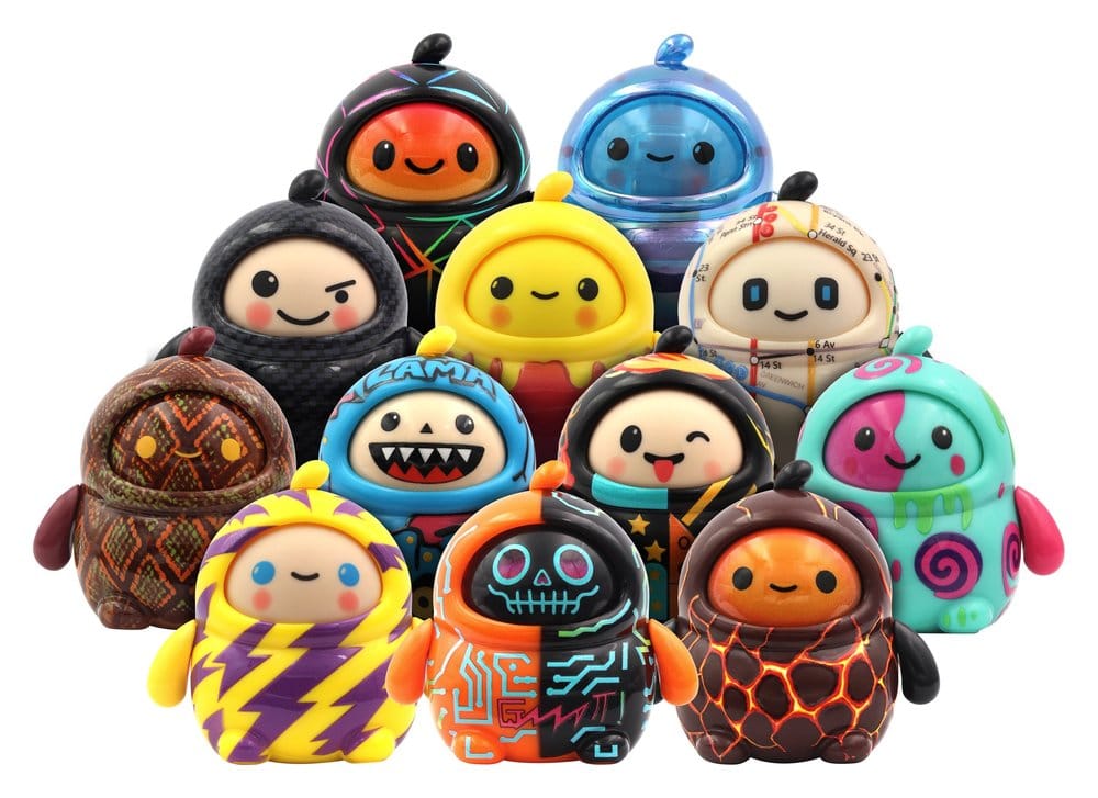 LamaTama Elektronische Sammelfiguren 6 cm Serie 3 heo Exclusive Blind Box Display (23)