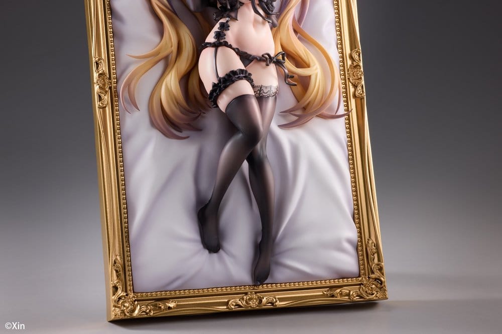 Original Character PVC Figur 1/7 Stella Black Cat Ver. Deluxe Edition 27 cm