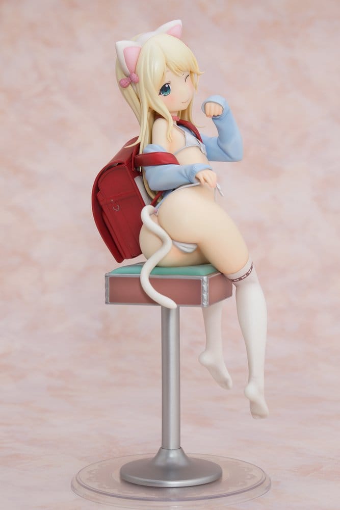 Hatsukoi Ribbon PVC Figur 1/6 Yuu White cat Ver. 25 cm