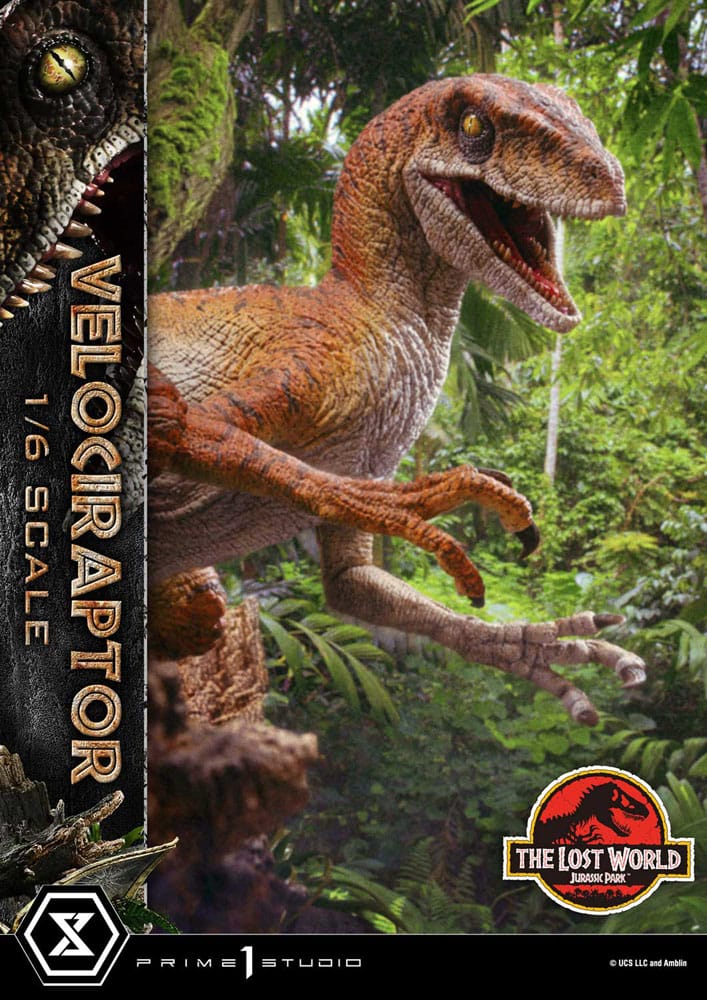 Jurassic Park II Legacy Museum Collection Statue 1/6 Velociraptor 41 cm