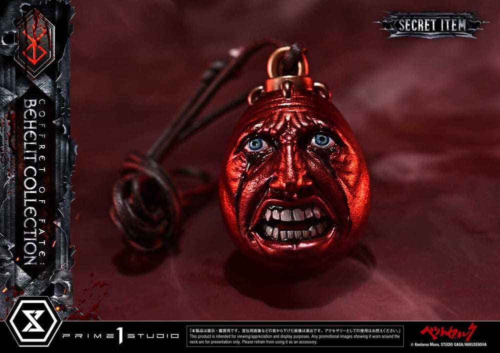 Berserk Life Scale Statuen Coffret of Fate: Behelit Collection 30 cm