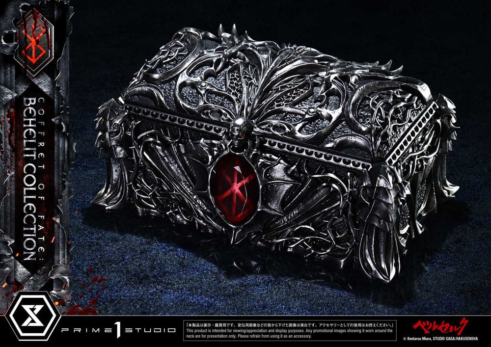 Berserk Life Scale Statuen Coffret of Fate: Behelit Collection 30 cm