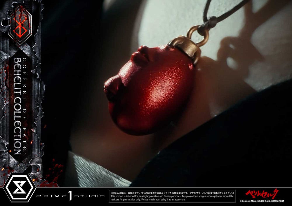 Berserk Life Scale Statuen Coffret of Fate: Behelit Collection 30 cm