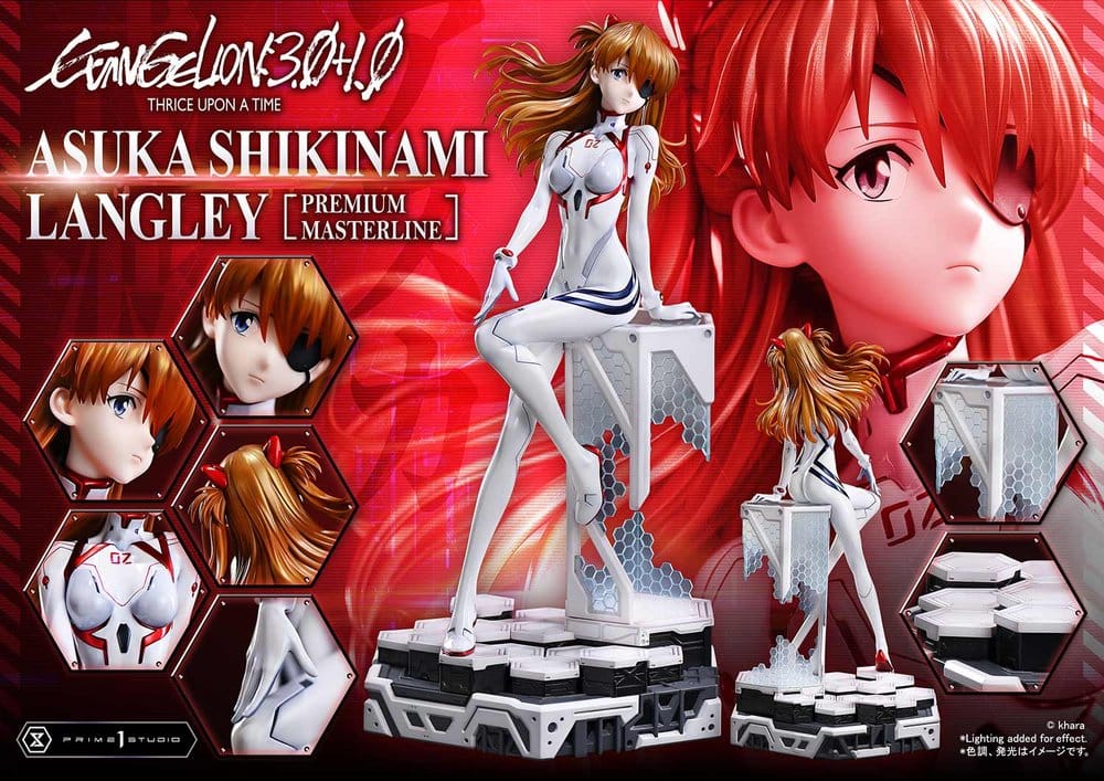 Evangelion: 3.0 + 1.0 Thrice Upon A Time Premium Masterline Series Statue 1/4 Asuka Shikinami Langley Bonus Ver. 46 cm
