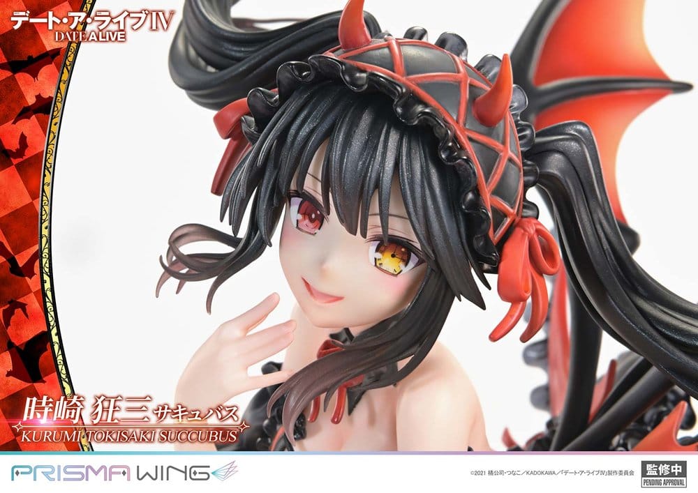 Date A Live Prisma Wing PVC Statue 1/7 Kurumi Tokisaki succubus 25 cm