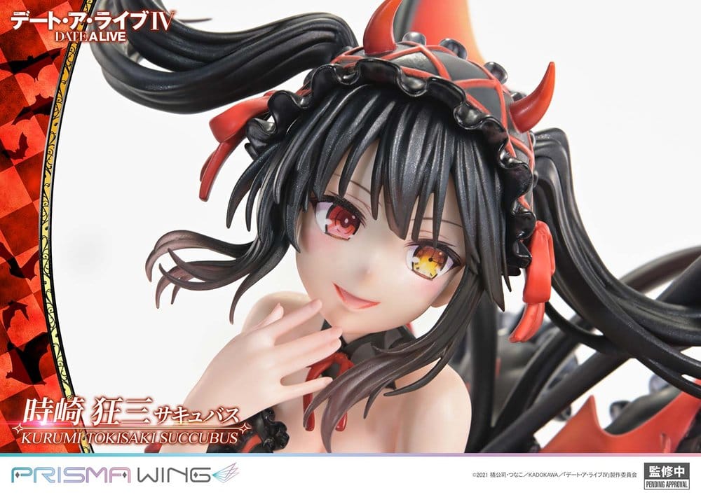 Date A Live Prisma Wing PVC Statue 1/7 Kurumi Tokisaki succubus 25 cm