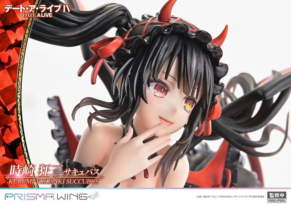 Date A Live Prisma Wing PVC Statue 1/7 Kurumi Tokisaki succubus 25 cm