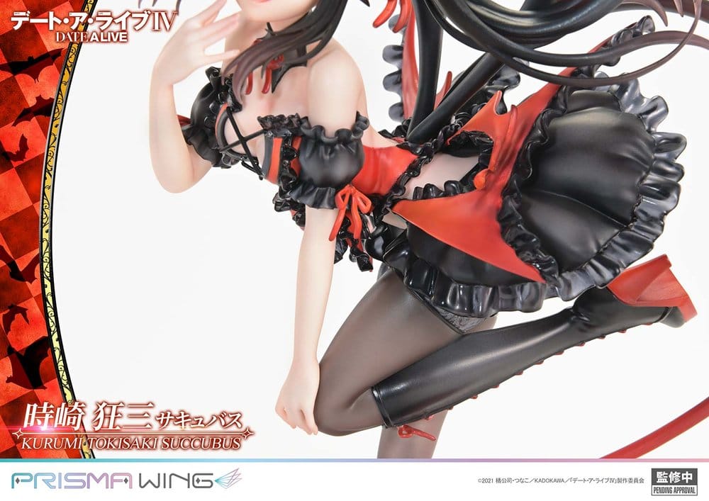 Date A Live Prisma Wing PVC Statue 1/7 Kurumi Tokisaki succubus 25 cm