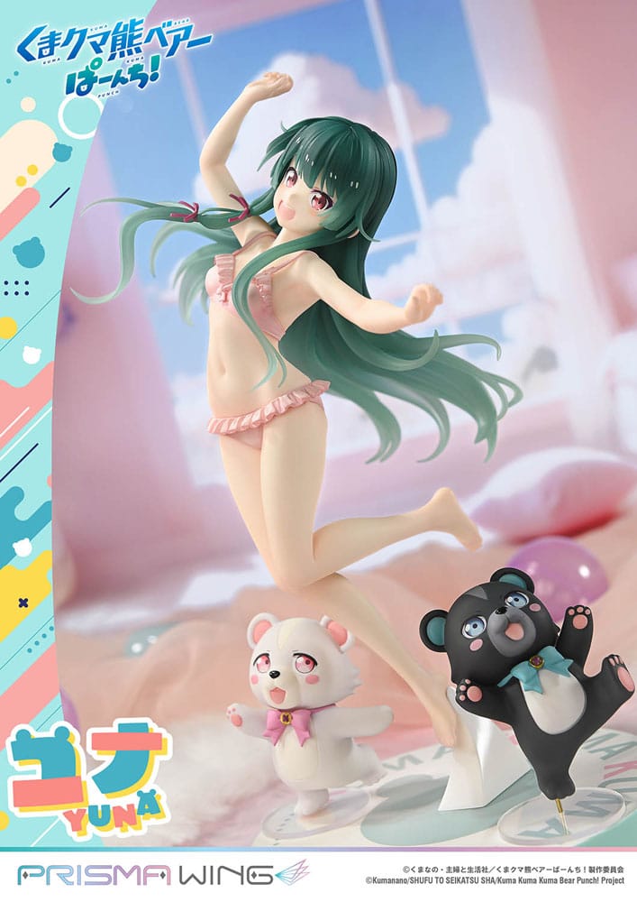 Kuma Kuma Kuma Bear Punch! Prisma Wing PVC Statue 1/7 Yuna 28 cm