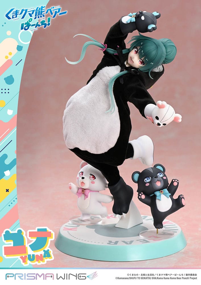 Kuma Kuma Kuma Bear Punch! Prisma Wing PVC Statue 1/7 Yuna 28 cm