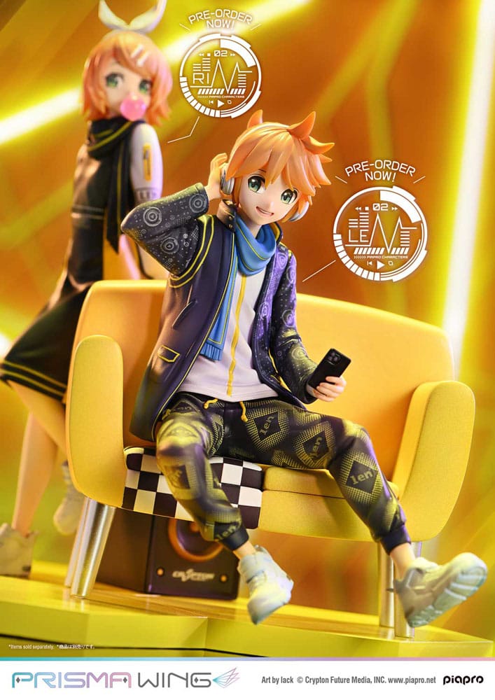 Vocaloid Piapro Characters Prisma Wing PVC Statue 1/7 Kagamine Len (Art by lack) 18 cm