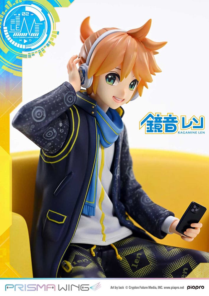 Vocaloid Piapro Characters Prisma Wing PVC Statue 1/7 Kagamine Len (Art by lack) 18 cm