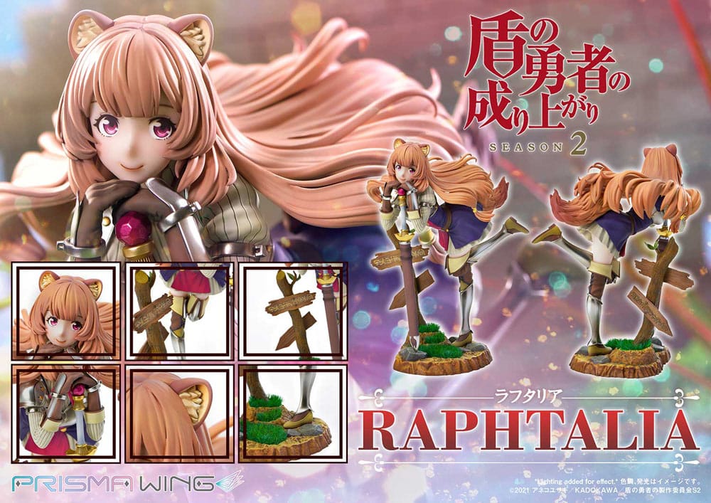 The Rising of the Shield Hero Season 2 Prisma Wing PVC Statue 1/7 Raphtalia 21 cm