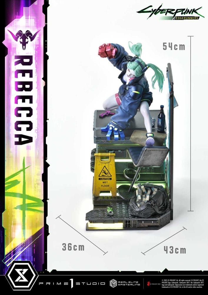 Cyberpunk: Edgerunners Real Elite Masterline Series Statue 1/4 Rebecca 54 cm