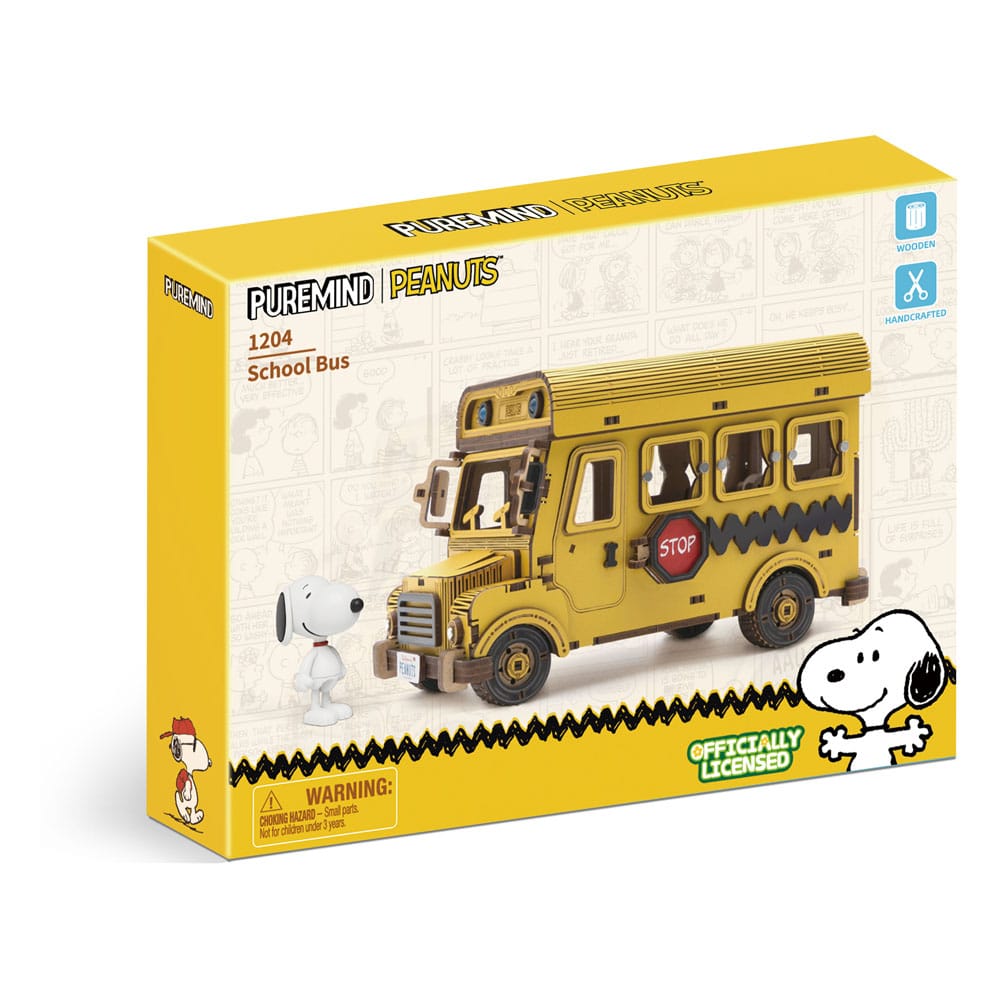 Die Peanuts Puremind Bauset School Bus
