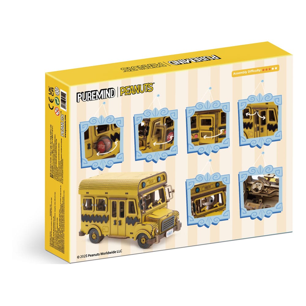 Die Peanuts Puremind Bauset School Bus