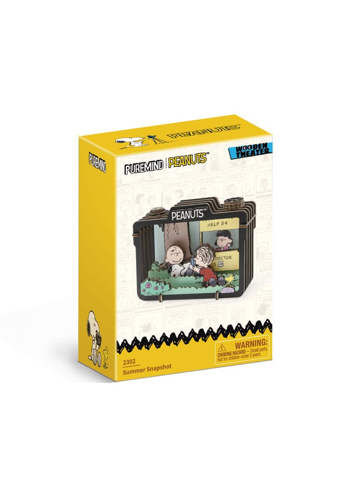 Die Peanuts Puremind Modellbausatz Wooden Theater Summer Snapshot