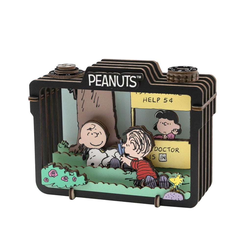 Die Peanuts Puremind Modellbausatz Wooden Theater Summer Snapshot