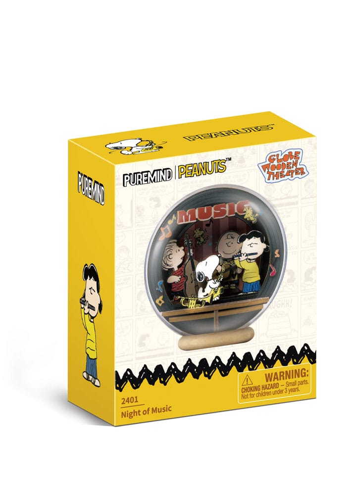 Die Peanuts Puremind Modellbausatz Wooden Theater Globe Night of Music