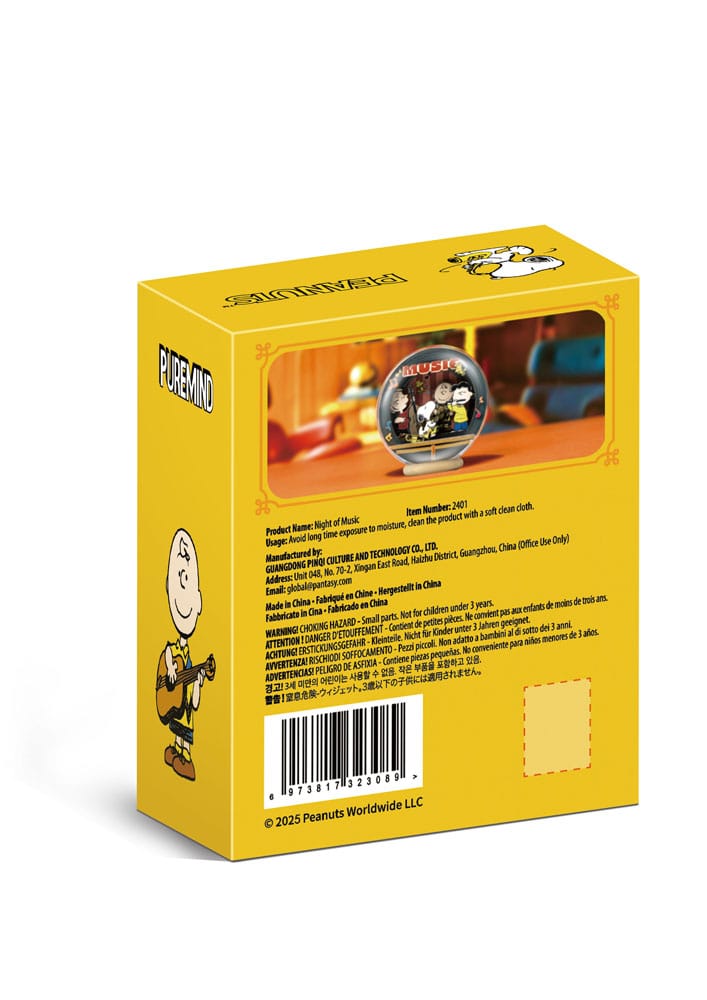 Die Peanuts Puremind Modellbausatz Wooden Theater Globe Night of Music