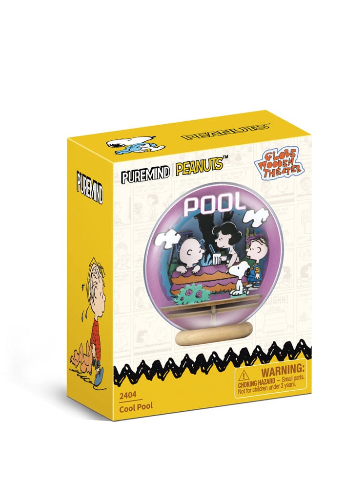 Die Peanuts Puremind Modellbausatz Wooden Theater Globe Cool Pool