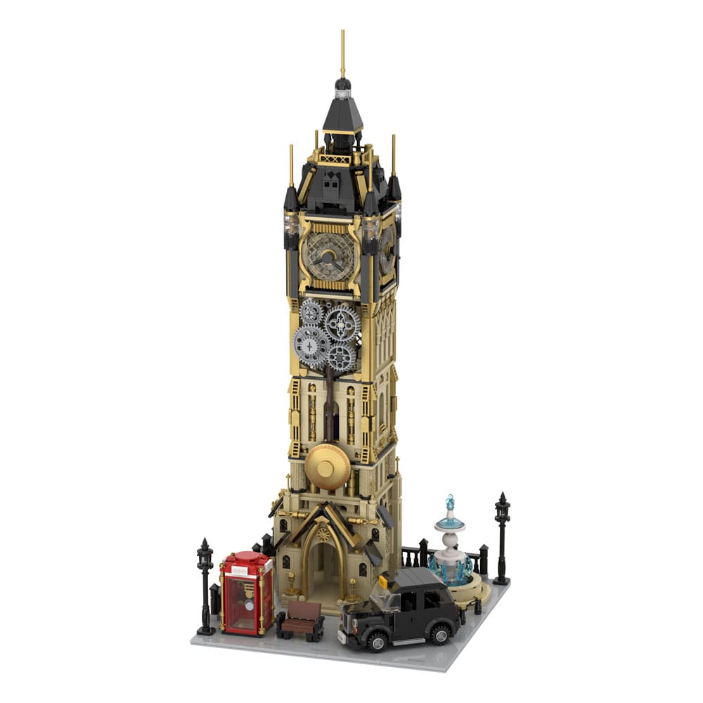 Original-Steampunk Series Bauset Steampunk Clock Tower Park 58 cm